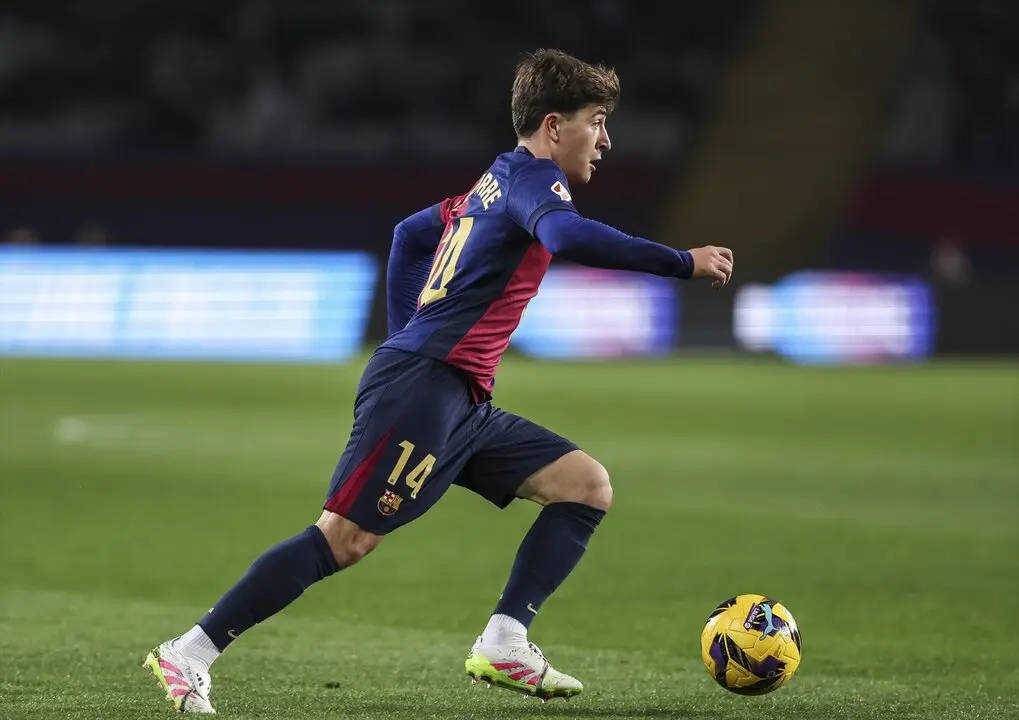 El c&aacute;ntabro, Pablo Torre, durante el partido de ayer ante el Osasuna. / EP