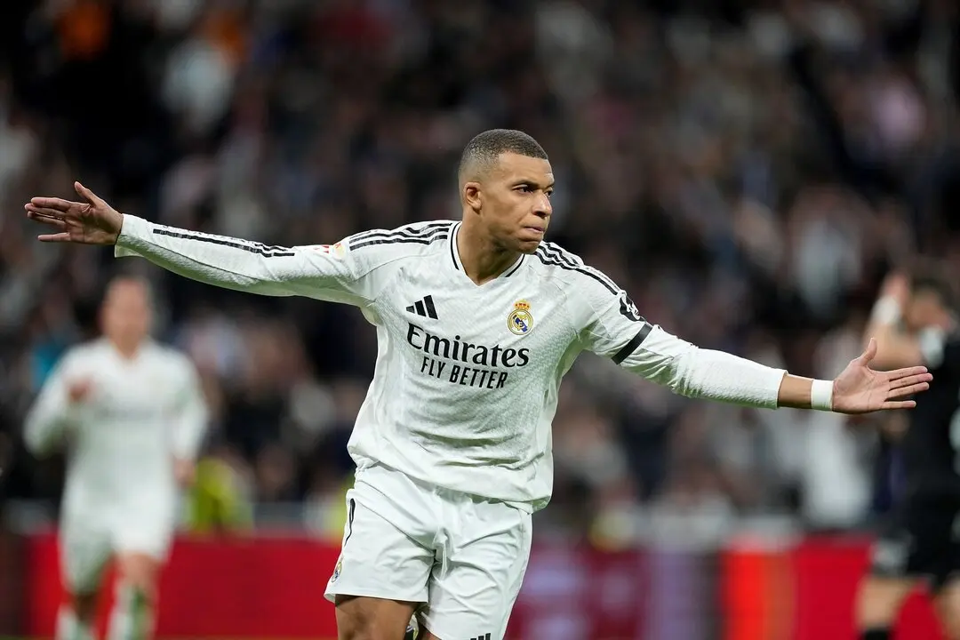 Kylian Mbappe, cellebra uno de los goles de ayer. / EP