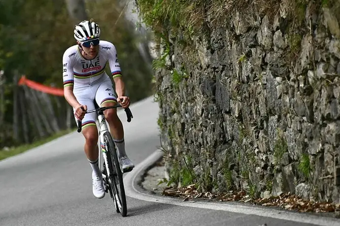 El ciclista esloveno, Tadej Pogacar. / x