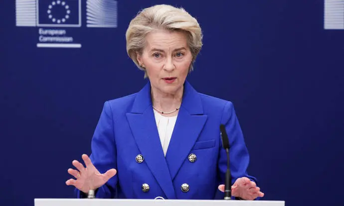 La presidenta de la Comisi&oacute;n Europea, Ursula von der Leyen. / ep