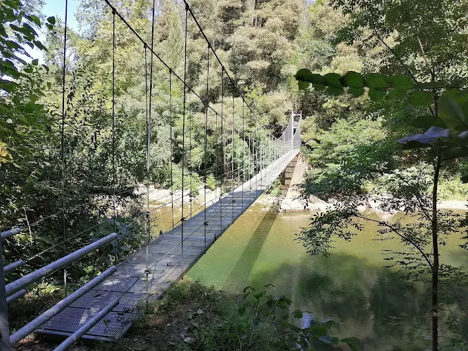 El puente colgante en Cantabria. / A.E