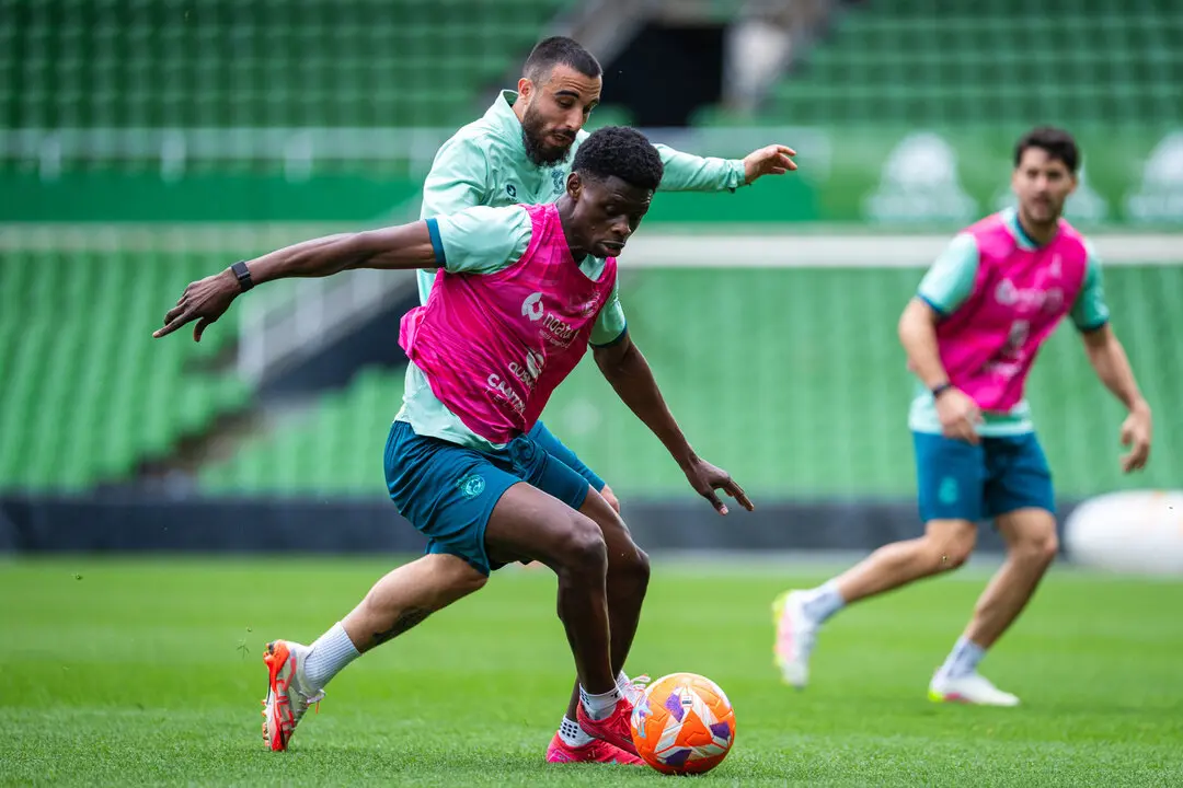 Suli y Rober durante un entrenamiento. / RRC