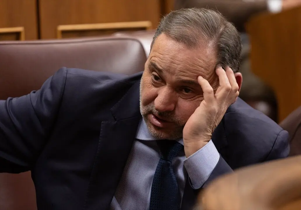El exiministro de Transportes Jos&eacute; Luis &Aacute;balos, durante una sesi&oacute;n plenaria. / Eduardo Parra