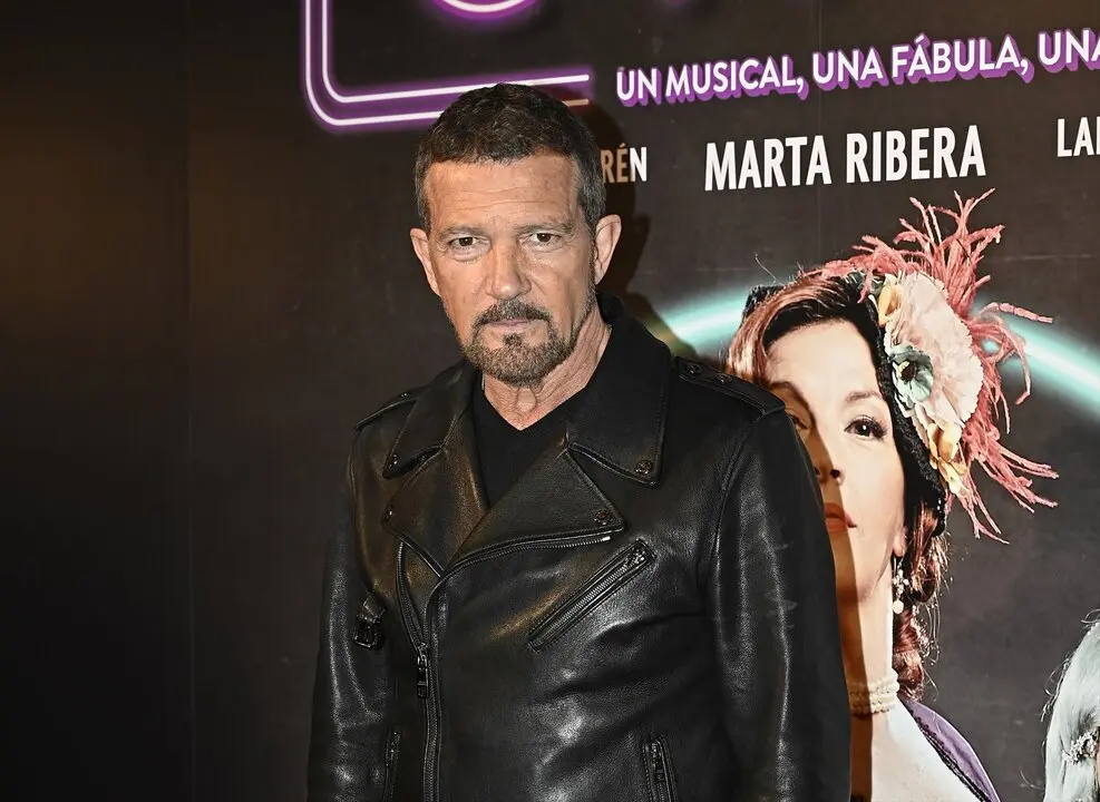 Antonio Banderas durante el estreno del nuevo musical &lsquo;Gypsy&rsquo; en el Teatro Apolo. / Francisco Guerra / Archivo