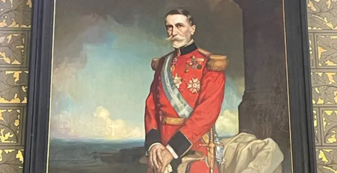 Retrato de Claudio L&oacute;pez Bru del pintor &Aacute;lvarez de Sotomayor. / ae