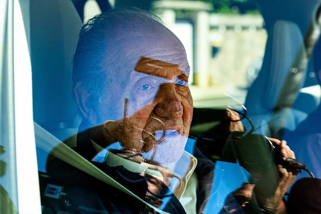 El Rey em&eacute;rito Juan Carlos I, en una de sus visitas a Sanxexo. / Elena Fern&aacute;ndez