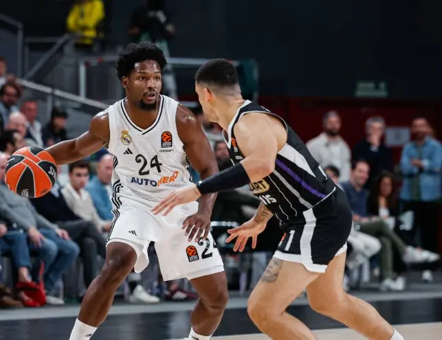 Partido disputado entre Real Madrid y Partizan. / RMB