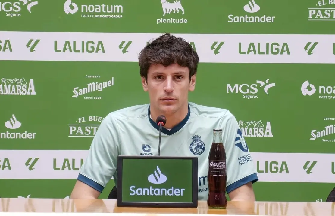 Marco Sangalli durante la rueda de prensa. / RRC