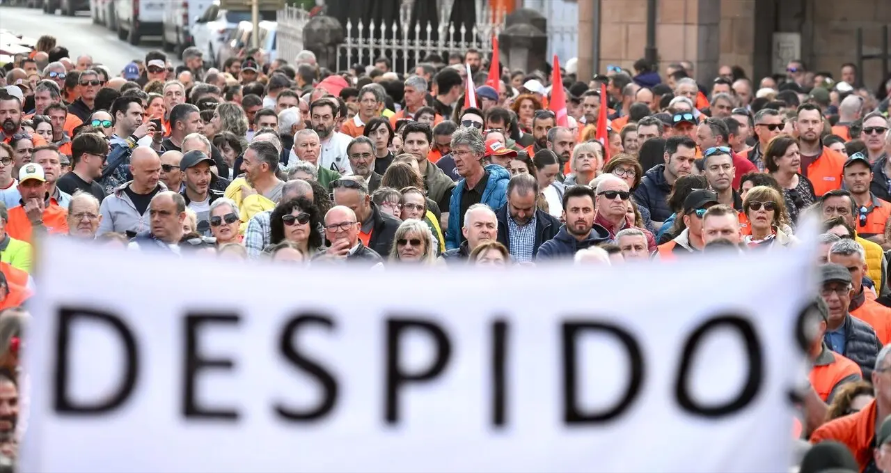 Manifestaci&oacute;n de Bridgestone en Torrelavega. NACHO CUBERO-EUROPA PRESS