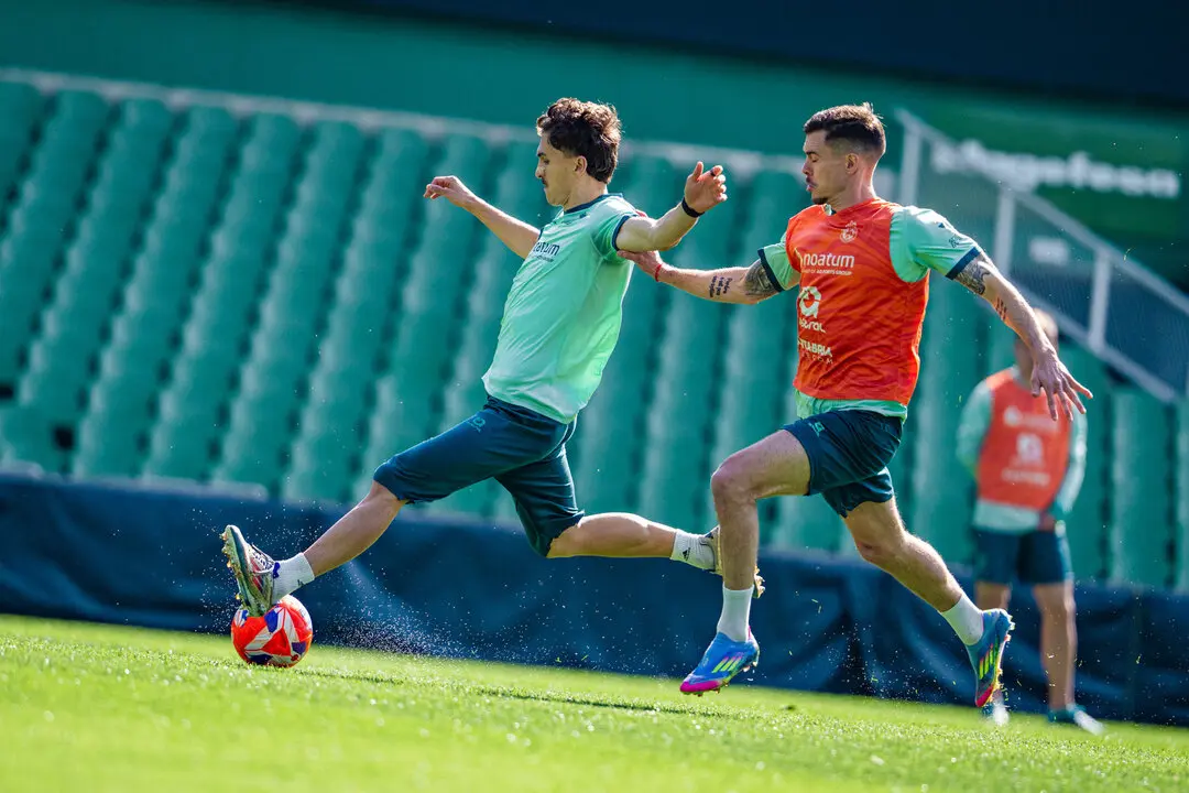 Pablo Rodr&iacute;guez durante un entrenamiento con Michelin. / RRC