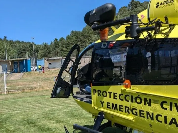 Helic&oacute;ptero de rescate de la Junta de Castilla y Le&oacute;n. / 112 CYL