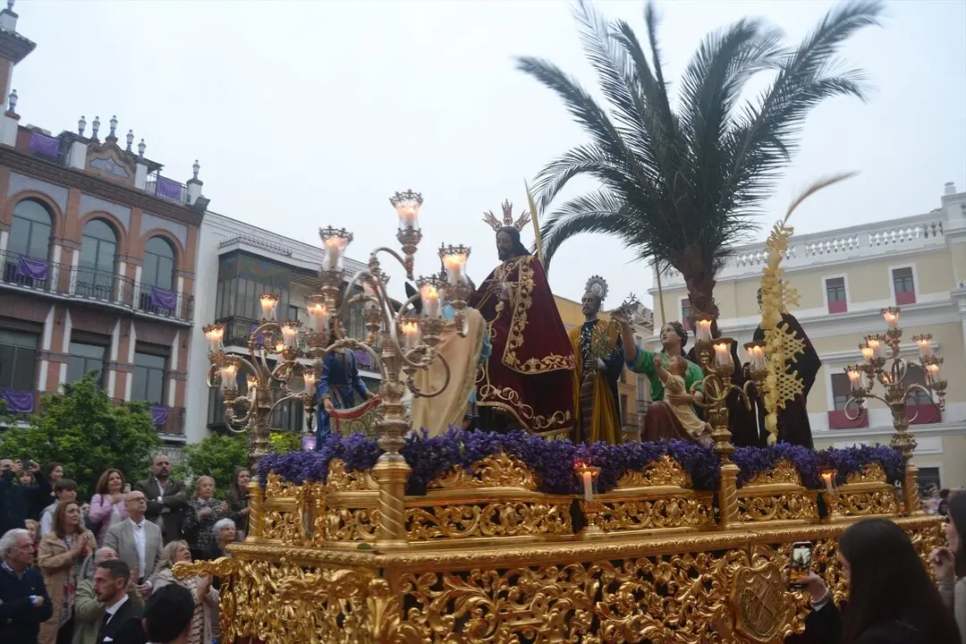 La borriquita en Badajoz. / EP
