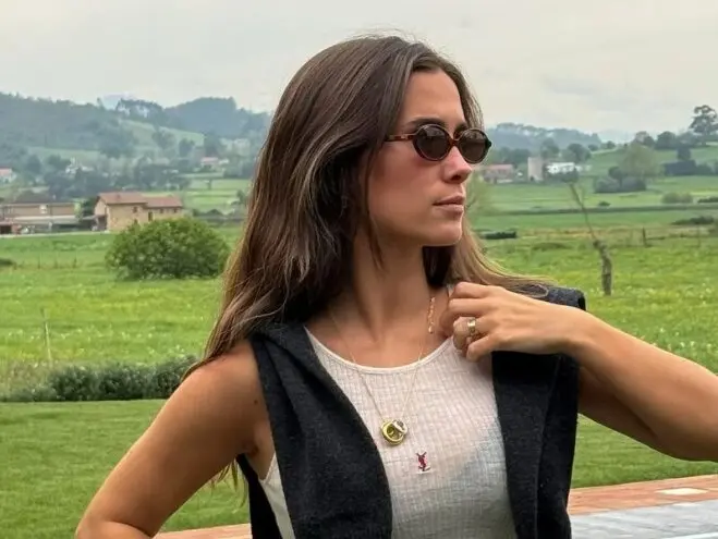 Mar&iacute;a Pombo durante sus vacaciones en 'Casa Vaca'. / IG