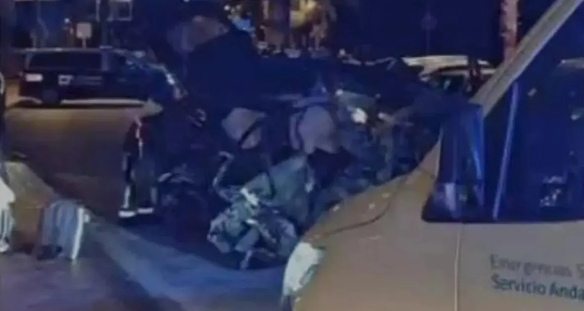 Imagen del accidente registrado en Fuengirola. Fuengirola se queja
