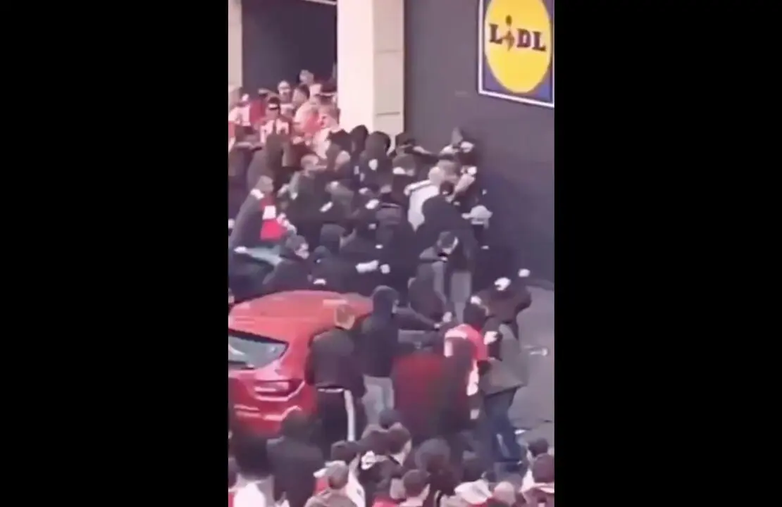 Brutal agresi&oacute;n a una pareja de aficionados del Rangers en Bilbao: &ldquo;&iquest;D&oacute;nde est&aacute; la Ertzaintza?&rdquo;, grita una vecina