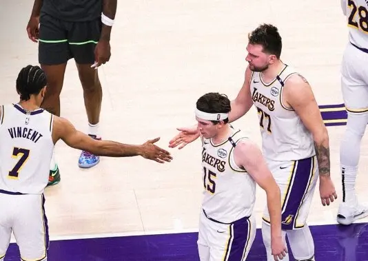 Doncic durante el partido ante Minnesota. / L.A.L.