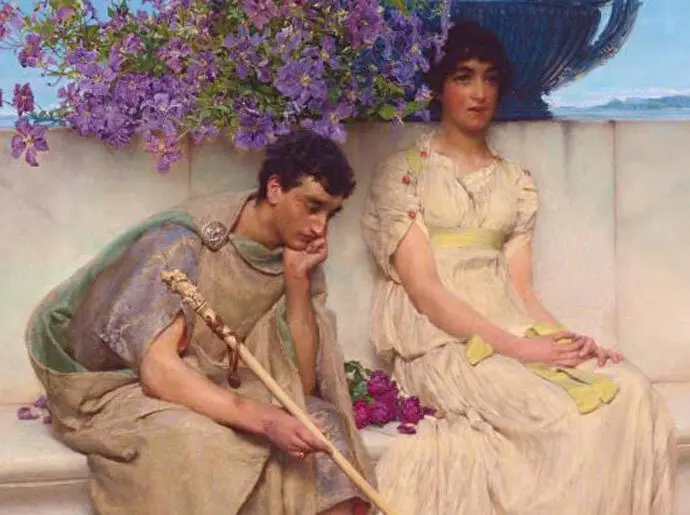 Obra del artista Sir Lawrence Alma-Tadema. / x