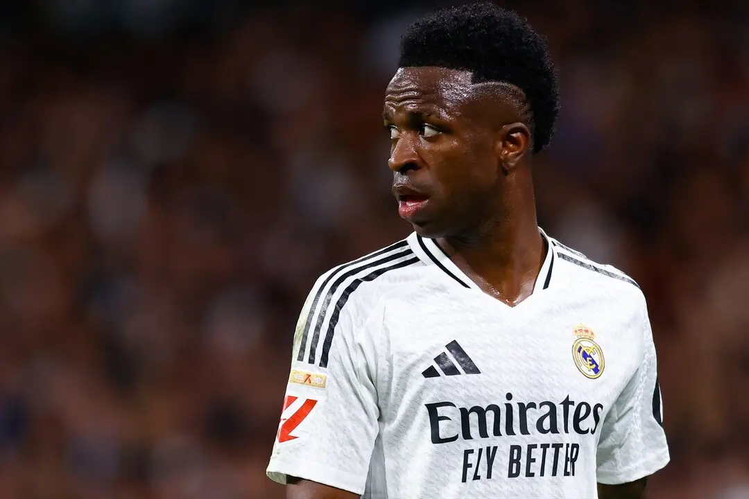 Vinicius durante el partido frente al Athletic. / EP