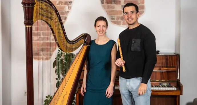 Los instrumentistas, Annie Chambers y Borja Feal. / x