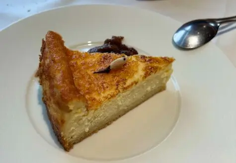 Uno de los postres del restaurante. / A.E