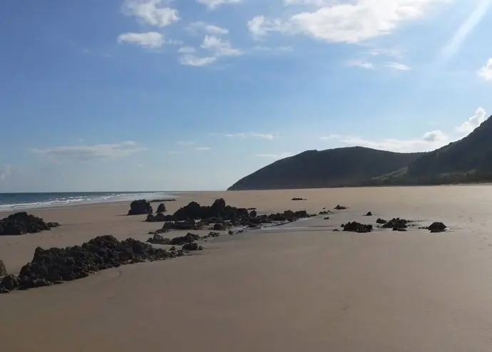 Playa de Helgueras, en Noja. / A.E.