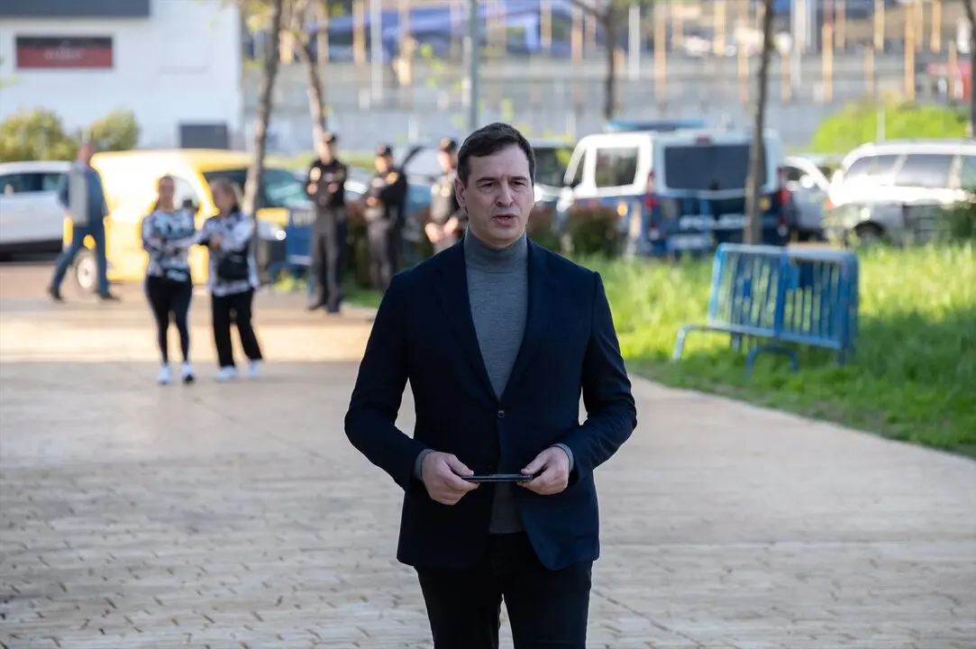 El hermano de Pedro S&aacute;nchez, David S&aacute;nchez, a su llegada a declarar en calidad de investigado. / Andr&eacute;s Rodr&iacute;guez