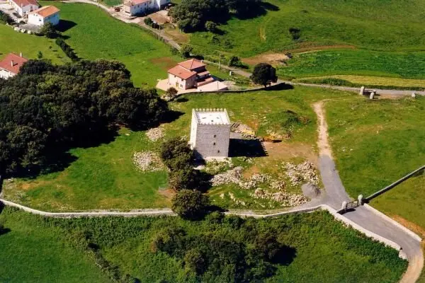 Vista a&eacute;rea de la Torre de Cabrahigo. / T.C.