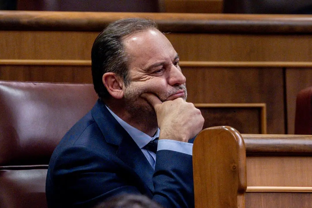 El diputado del Grupo Mixto, Jos&eacute; Luis &Aacute;balos, durante un pleno. / Ricardo Rubio
