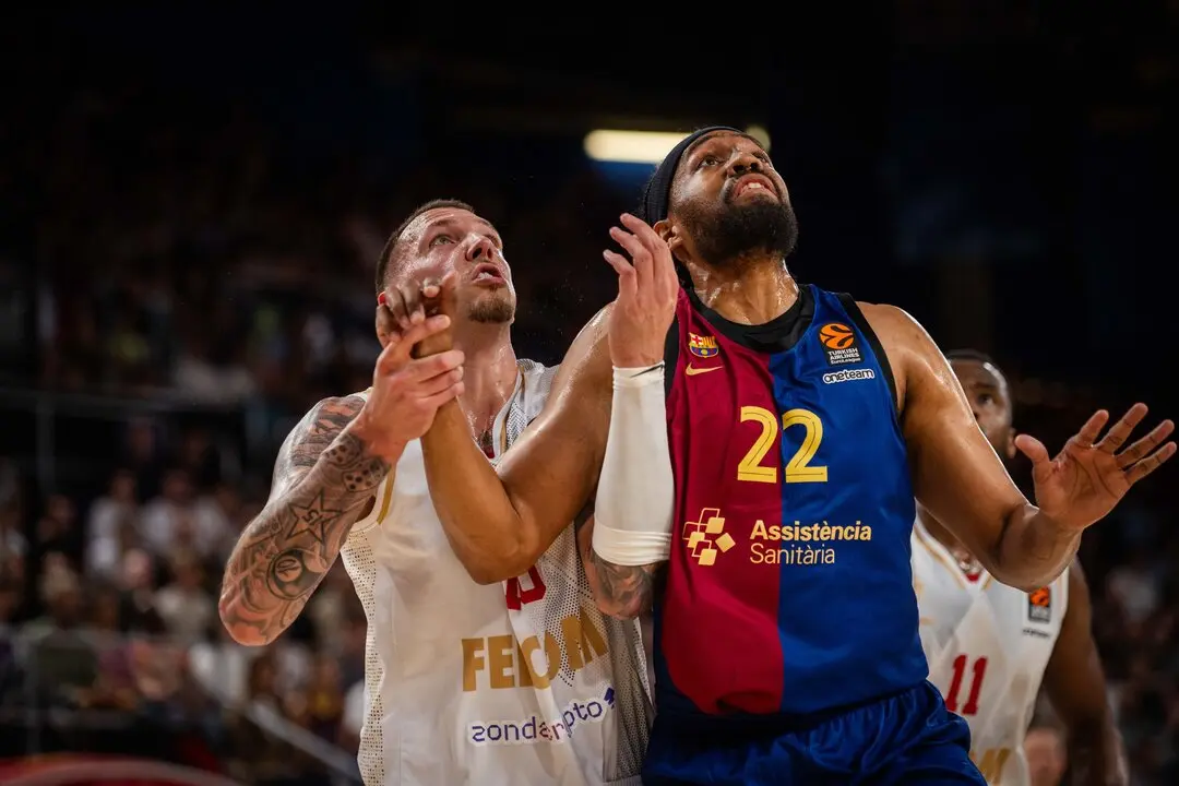 Partido disputado entre el M&oacute;naco y el Barcelona. / FCBbasket