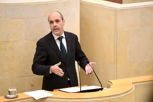El portavoz del Grupo Popular y coordinador del PP de Cantabria, Juan Jos&eacute; Alonso. / A.E.