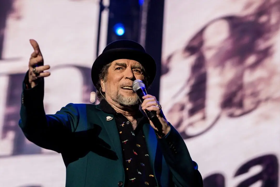 El cantante Joaqu&iacute;n Sabina durante un concierto en el Wizink Center. / EP / Archivo