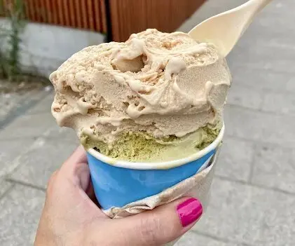 Uno de los helados del local. / A.E