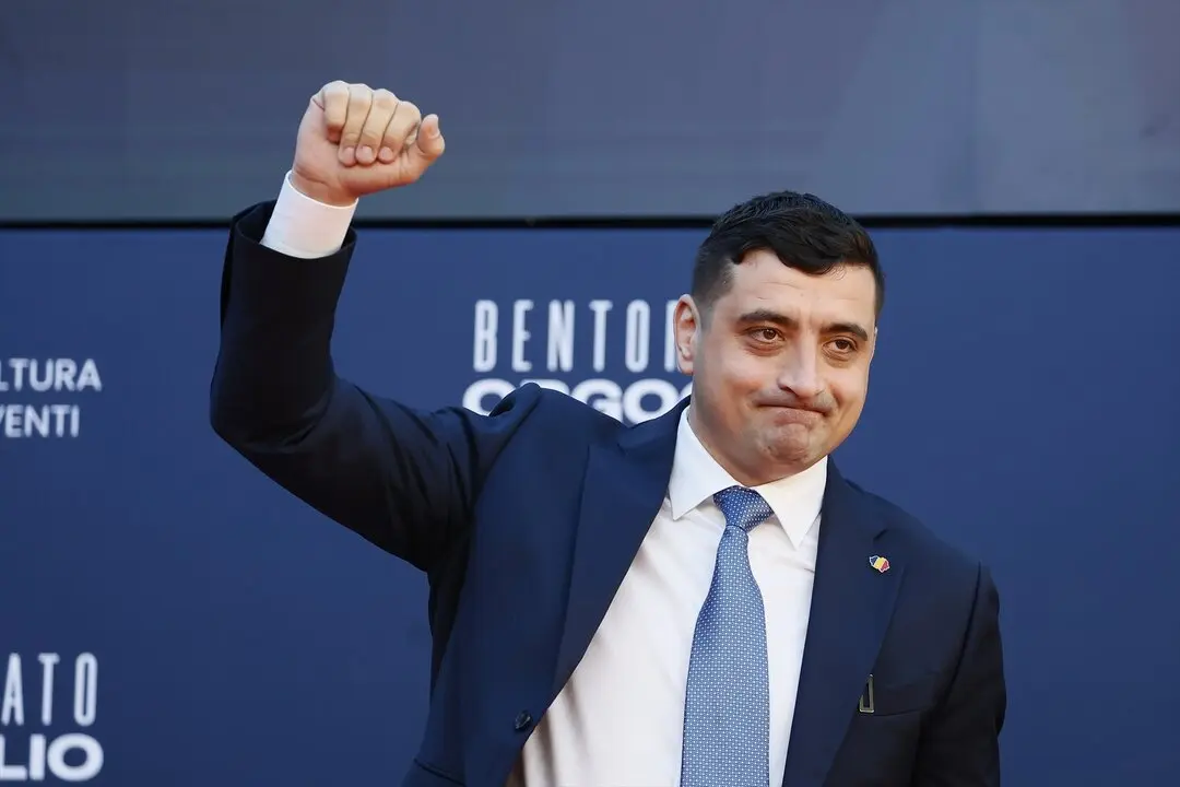 El candidato nacionalista George Simion. / Cecilia Fabiano. / EP