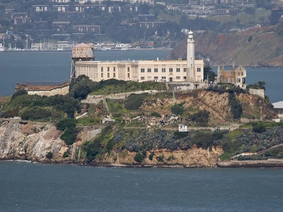 La isla de Alcatraz, en la costa de San Francisco, California. / EP