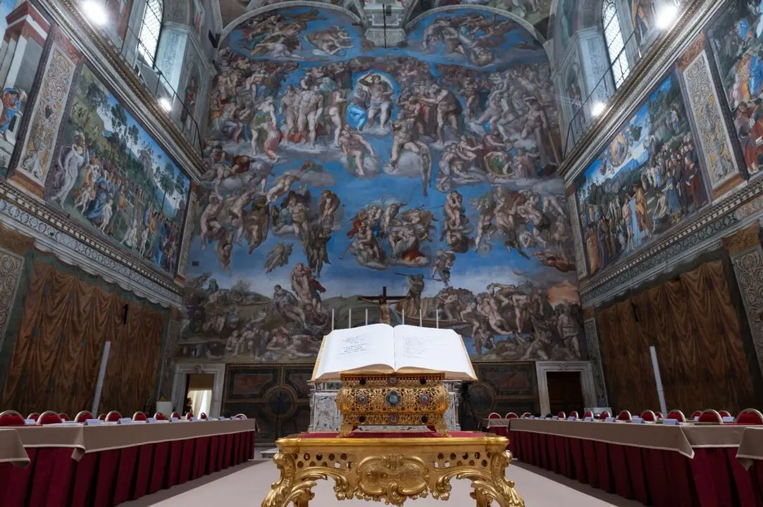 Imagen del Juicio Final de Miguel &Aacute;ngel en la Capilla Sixtina, en el Vaticano. / EP