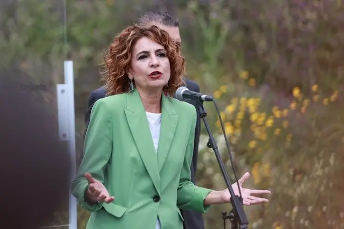 La vicepresidenta primera del Gobierno y ministra de Hacienda, Mar&iacute;a Jes&uacute;s Montero. / EP