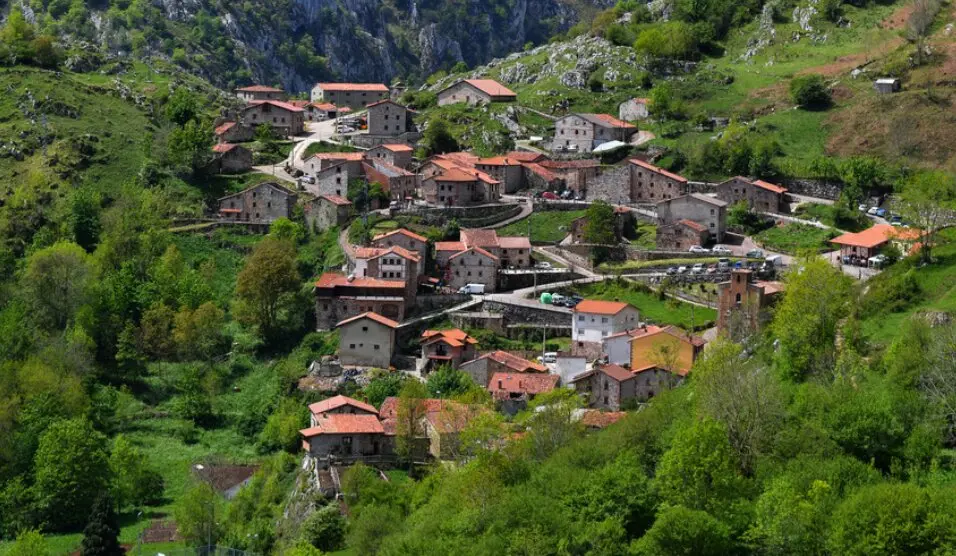 Pueblo de Tresviso, en Cantabria. / A.S.