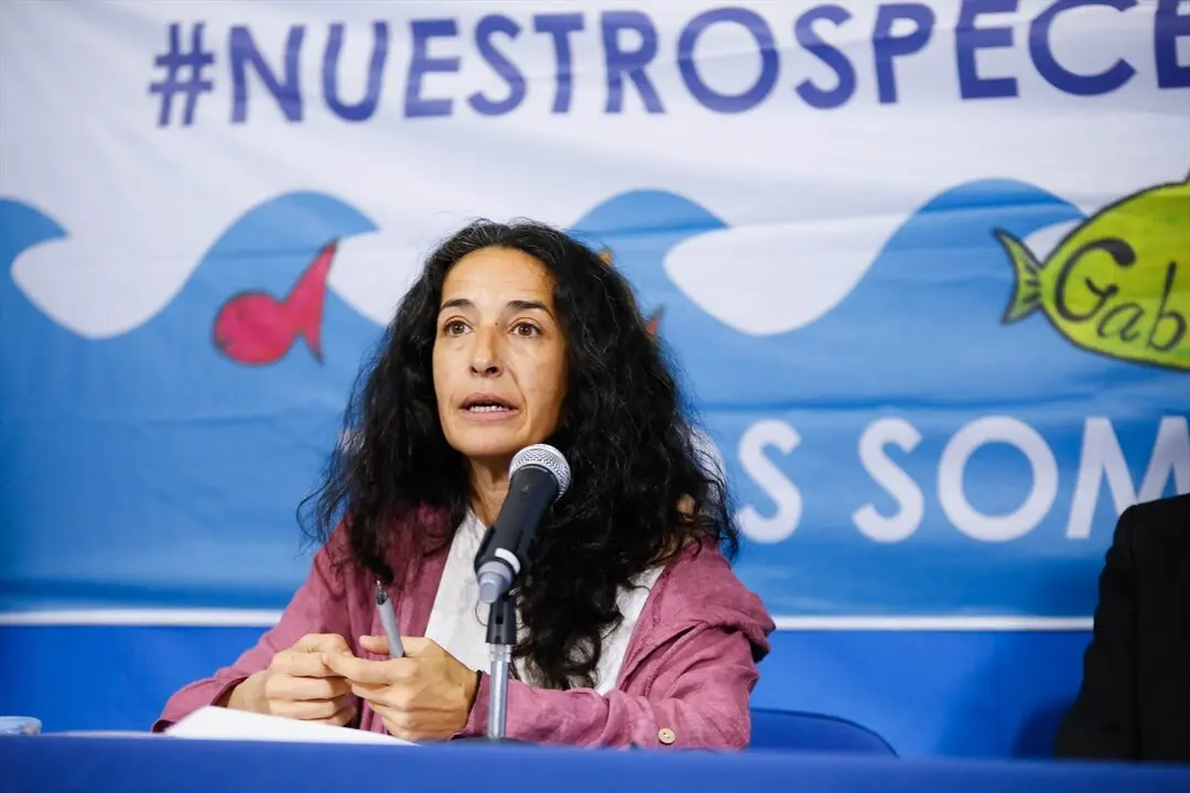 La madre del ni&ntilde;o Gabiel Cruz, Patricia Ram&iacute;rez, durante la rueda de prensa en relaci&oacute;n a su caso y su denuncia por supuestas irregularidades en la prisi&oacute;n donde cumple condena la asesina de su hijo. / Marian Le&oacute;n