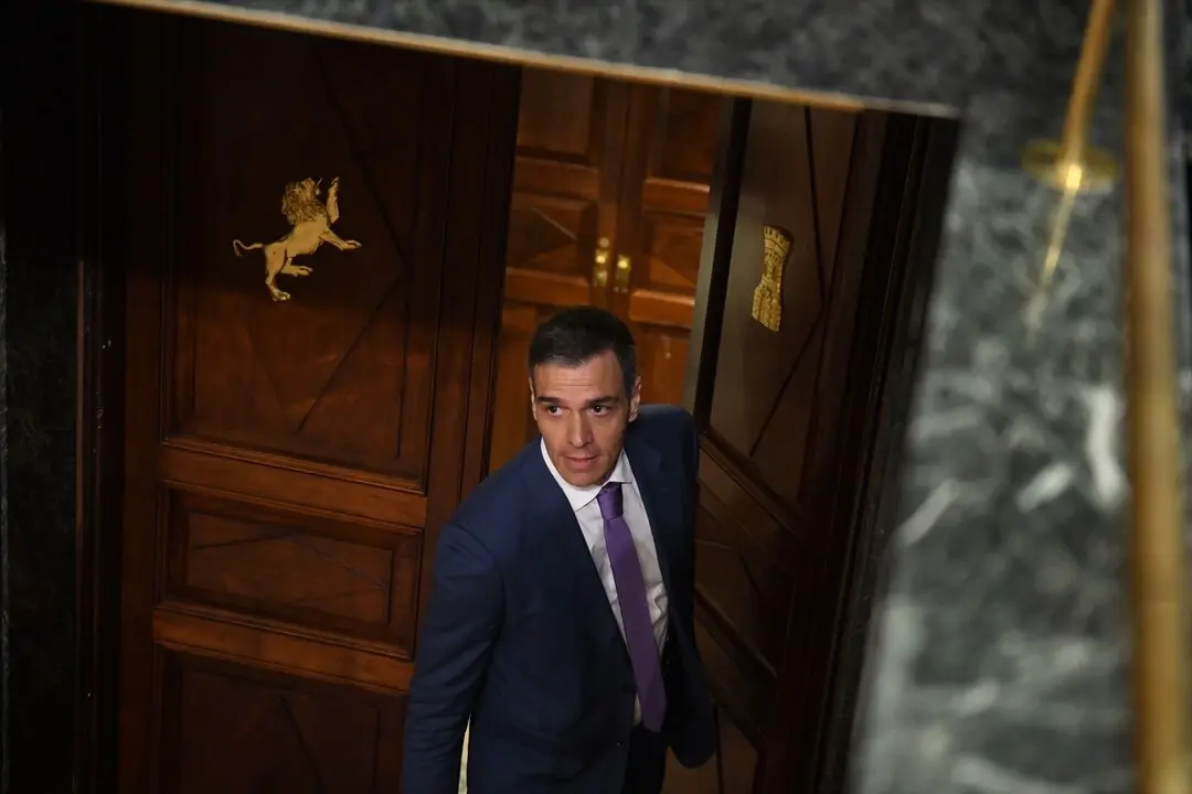 El presidente del Gobierno, Pedro S&aacute;nchez, durante una sesi&oacute;n plenaria, en el Congreso de los Diputados. / Fernando S&aacute;nchez