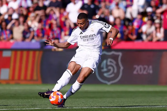 Kylian Mbappe del Real Madrid, el favorito en el ranking. / EP