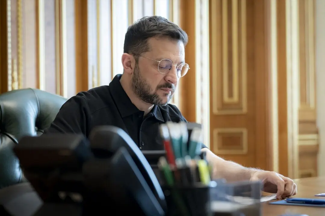 El presidente de Ucrania, Volodymir Zelenski. / EP