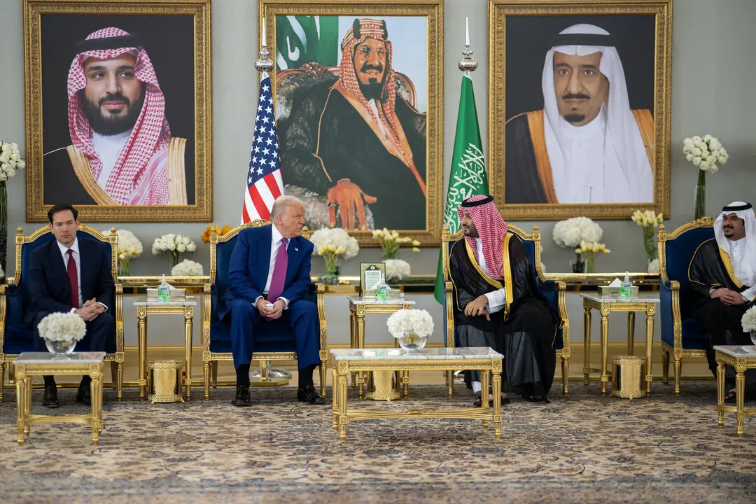 El presidente de EE.UU., Donald Trump y el pr&iacute;ncipe heredero saud&iacute;, Mohammed bin Salman. / X