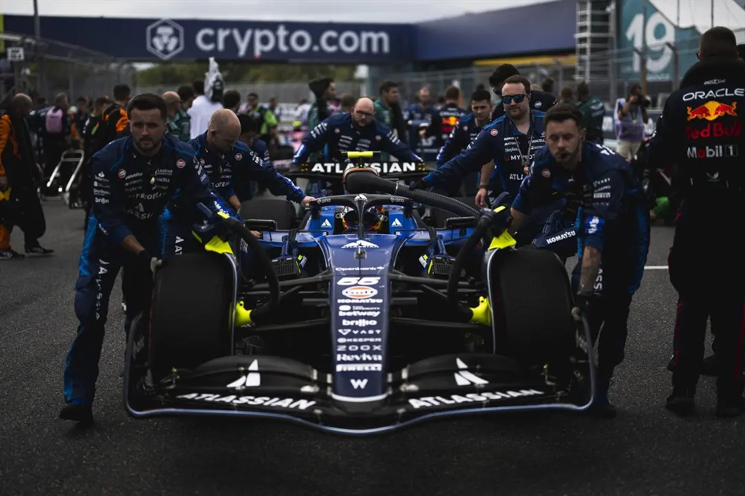 El coche de Carlos Sainz en el GP de Miami. / Charly Lopez