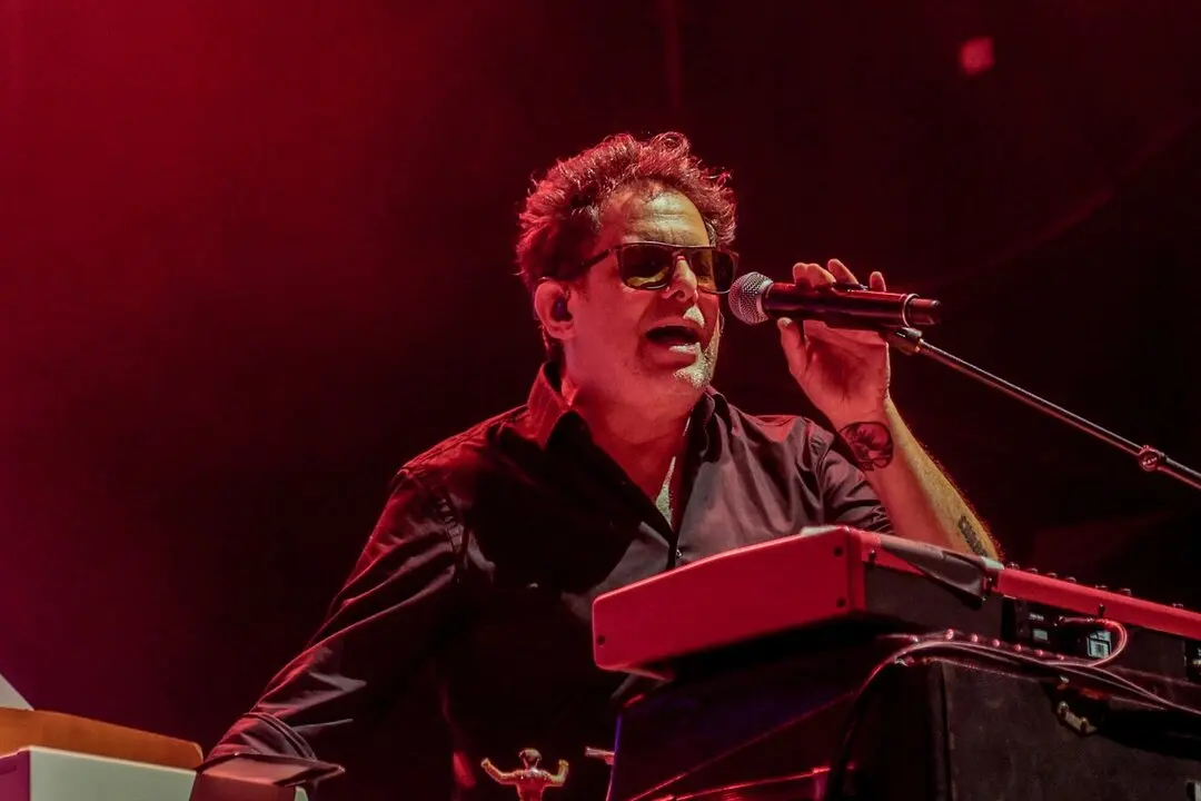 El cantautor Andr&eacute;s Calamaro durante un concierto. / Ricardo Rubio