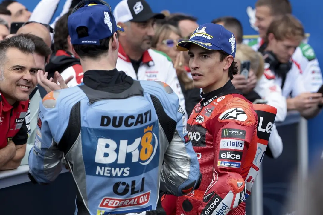El piloto espa&ntilde;ol, Marc M&aacute;rquez, durante un GP. / EP