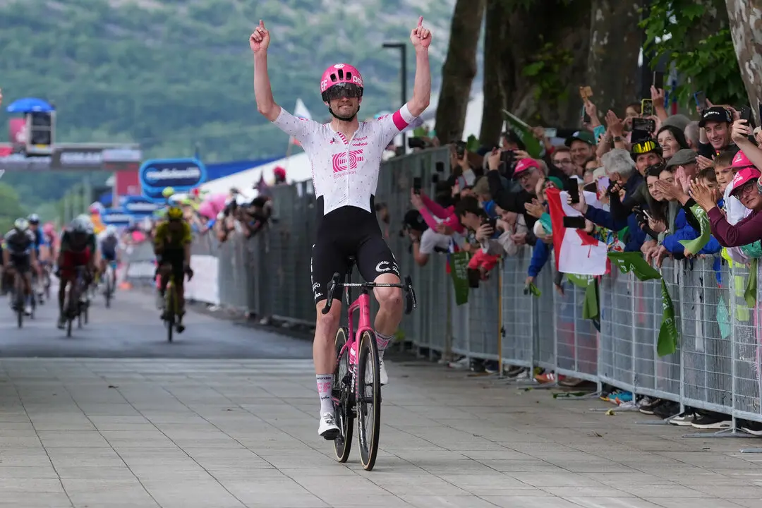 El ciclista dan&eacute;s Kasper Asgreen (EF Education-EasyPost). / X