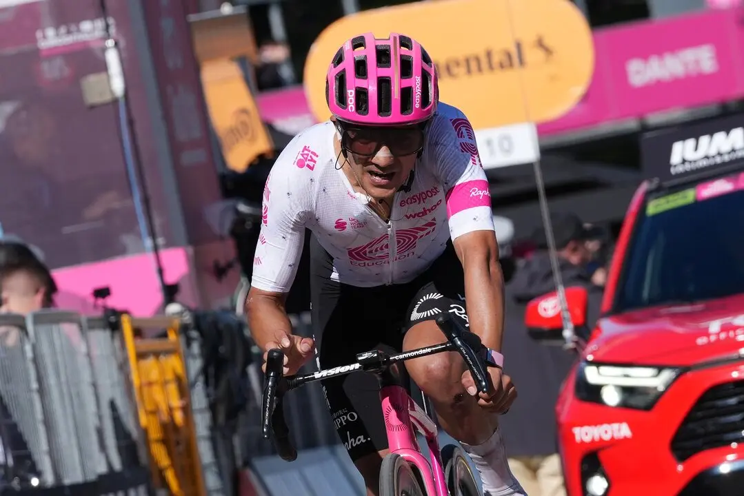 El ciclista ecuatoriano Richard Carapaz. / x