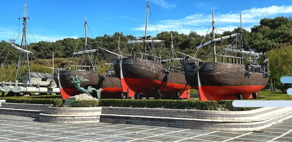 Los galeones de Vital Alsar en Santander. / A.E.