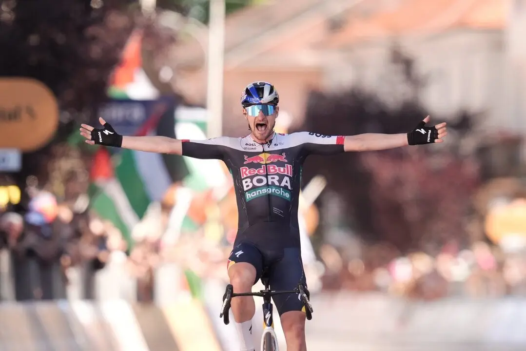 El ciclista Nico Denz (Red Bull-BORA-hansgrohe). / X