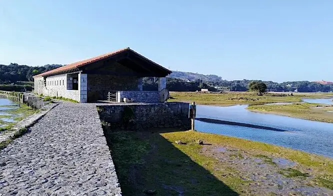 Vista del molino de Santa Olaja. / A.E.